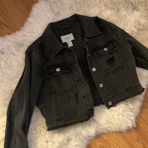 Cropped Denim Jacket
